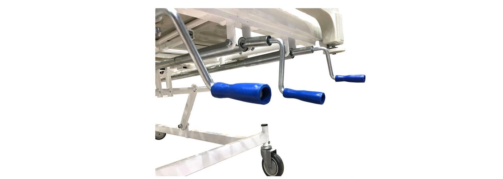تخت بیمارستانی سه شکن مکانیکی با تنظیم ارتفاع